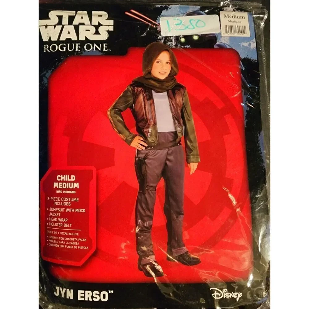Disney Star Wars Rogue One Jyn Erso Costume Halloween Jedi Child Size 8/10